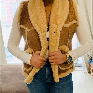FRYE Shearling Vest
